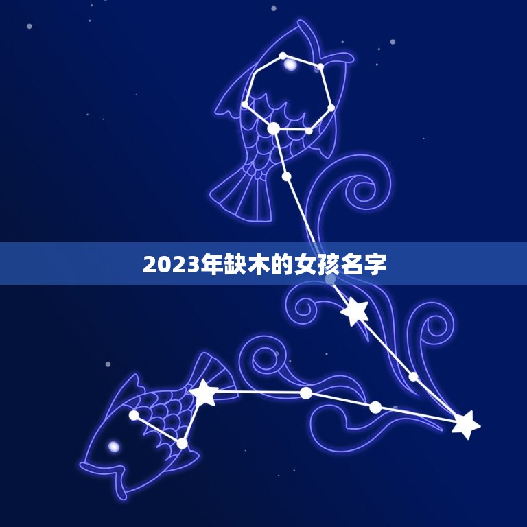 2023年缺木的女孩名字