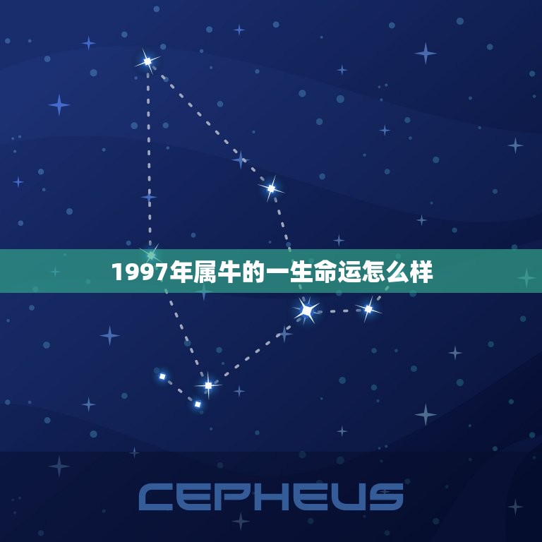 1997年属牛的一生命运怎么样  第1张