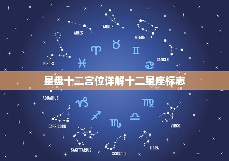 星盘十二宫位详解十二星座标志，最详细的星盘分析