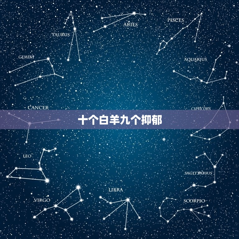 十个白羊九个抑郁，十个抑郁九个装  第1张