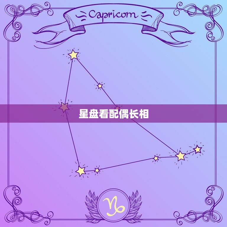 星盘看配偶长相，星盘看配偶职业  第1张