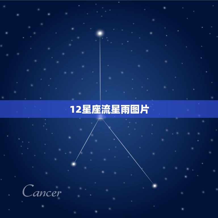 12星座流星雨图片，12星座图片星空图