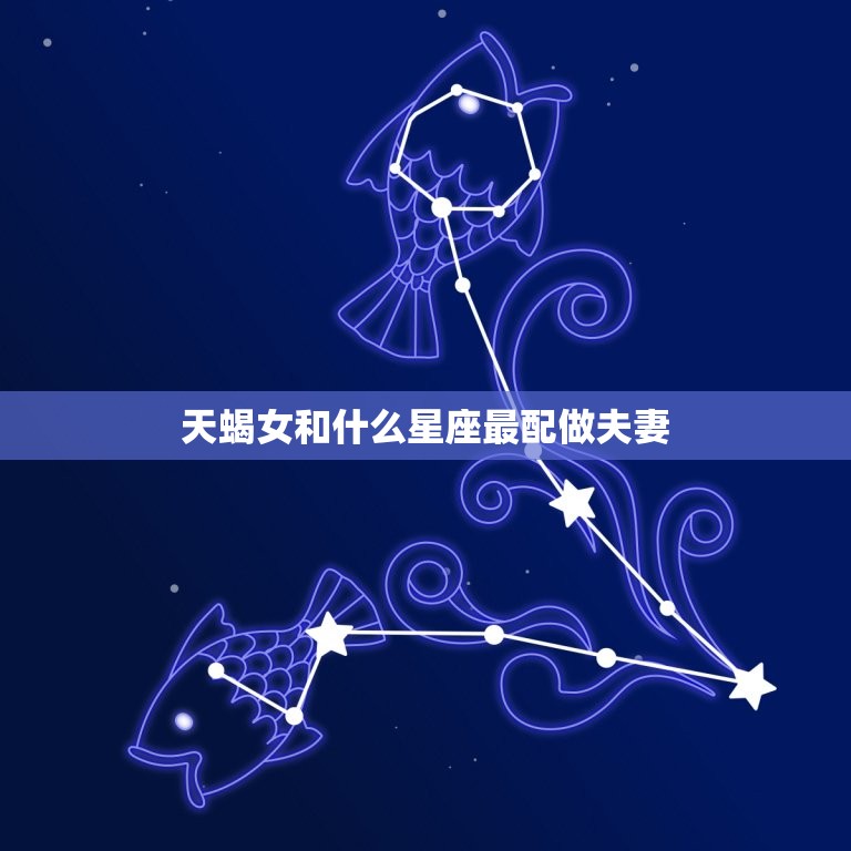 天蝎女和什么星座最配做夫妻，天蝎座和谁注定是夫妻