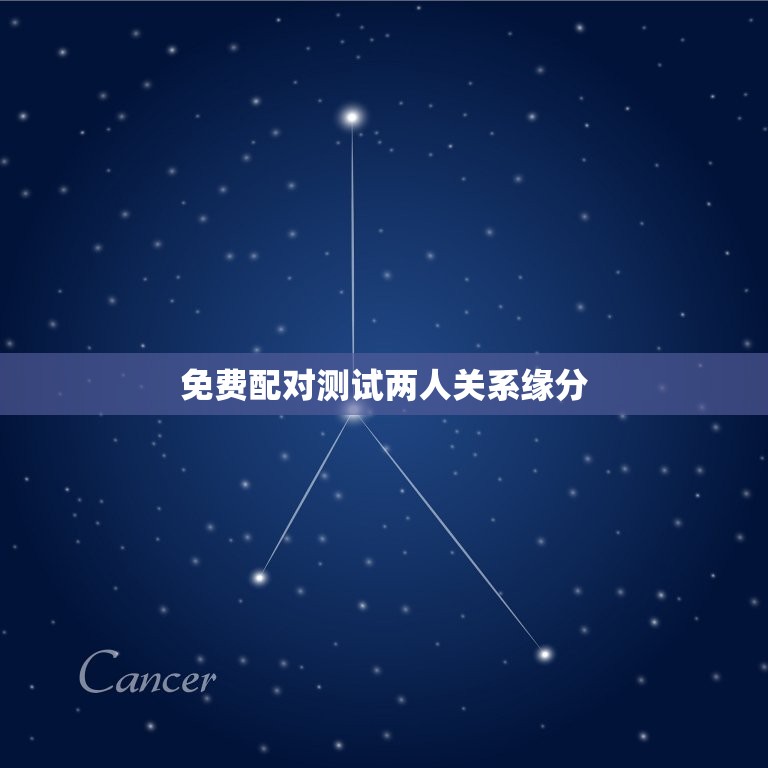 免费配对测试两人关系缘分 免费算个人感情婚姻  第1张