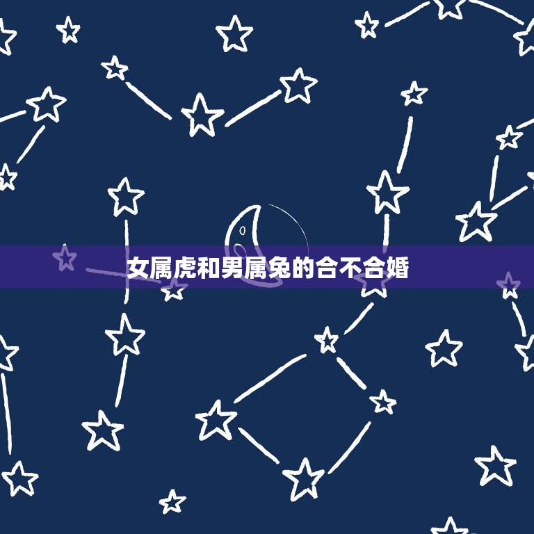 女属虎和男属兔的合不合婚 男兔女虎婚姻能长久吗  第1张