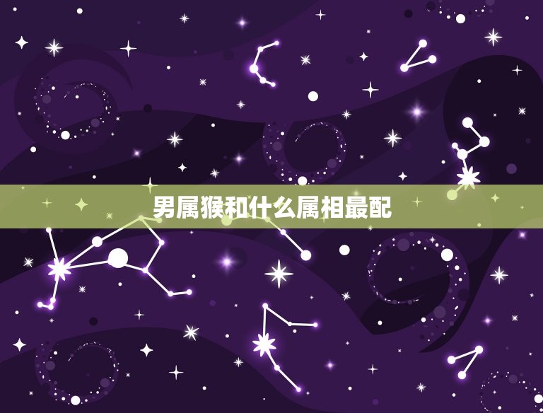 男属猴和什么属相最配 生肖猴一生最佳伴侣  第1张