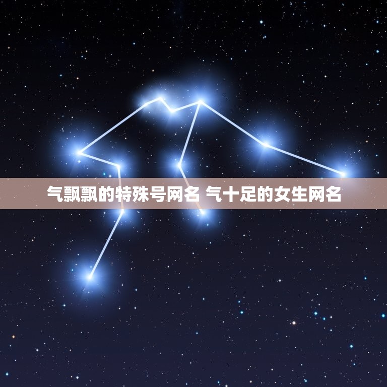 气飘飘的特殊号网名 气十足的女生网名  第1张