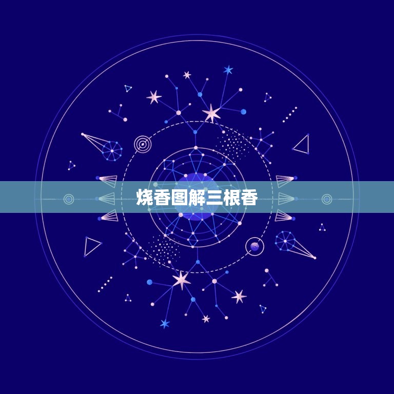烧香图解三根香 早晚烧香有什么说法  第1张