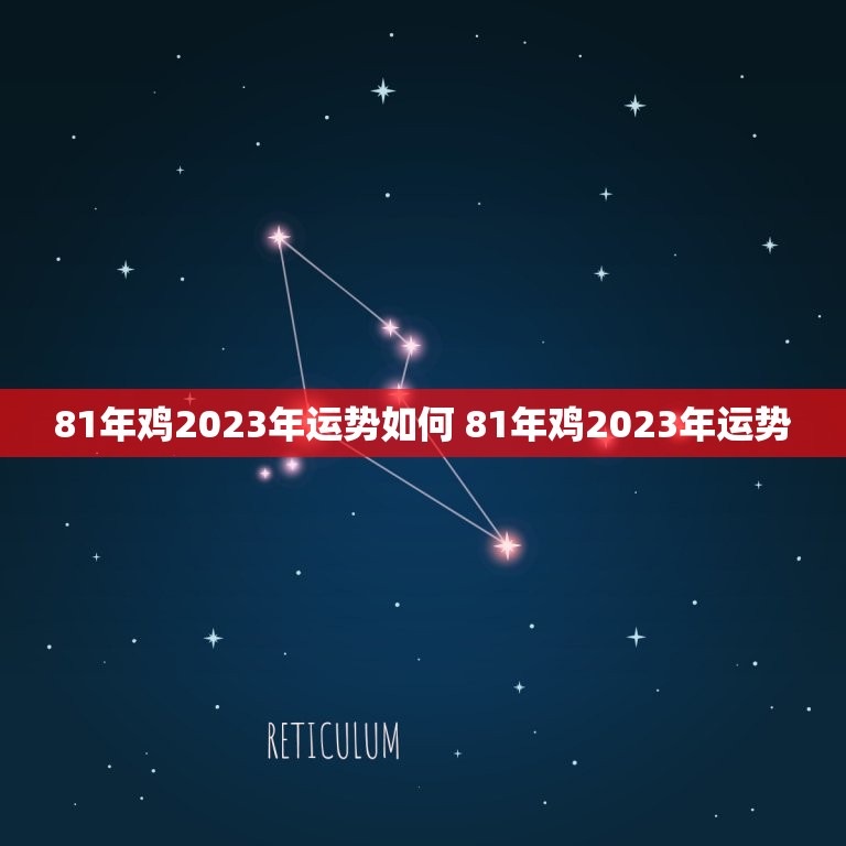 81年鸡2023年运势如何 81年鸡2023年运势  第1张