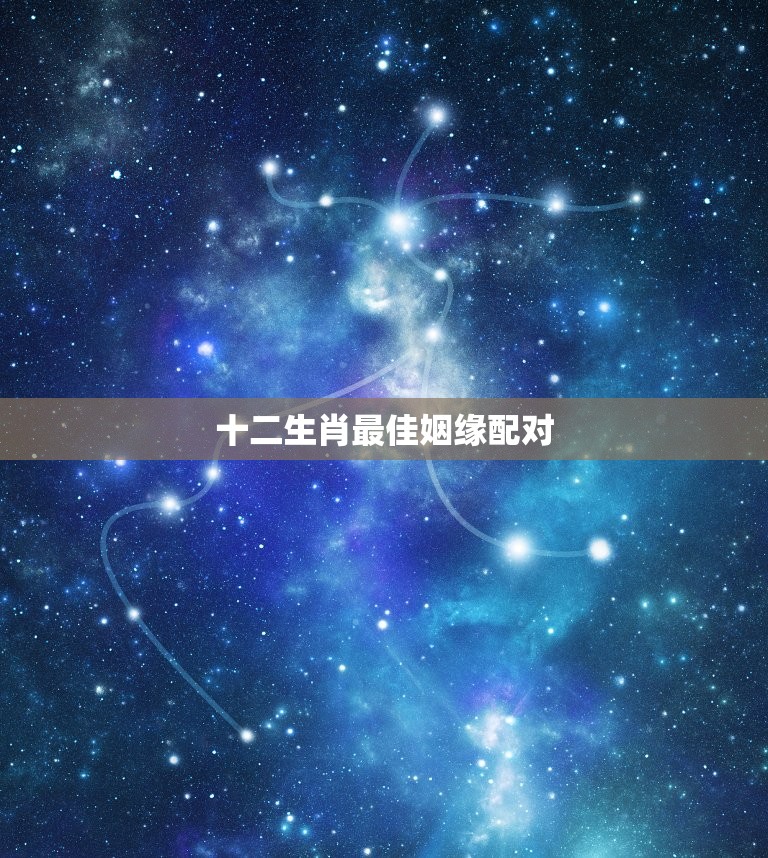 十二生肖最佳姻缘配对 男女婚姻属相配对表  第1张