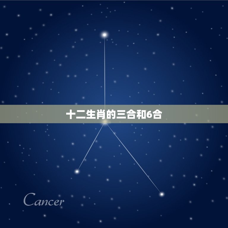 十二生肖的三合和6合 6合生肖是哪六个动物  第1张