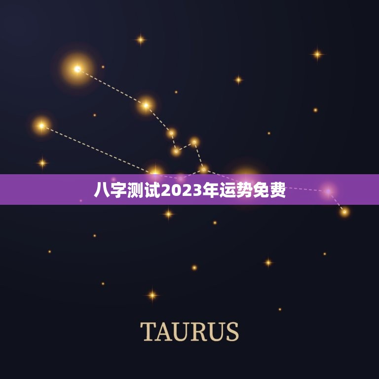 八字测试2023年运势免费，八字测事业运势免费  第1张
