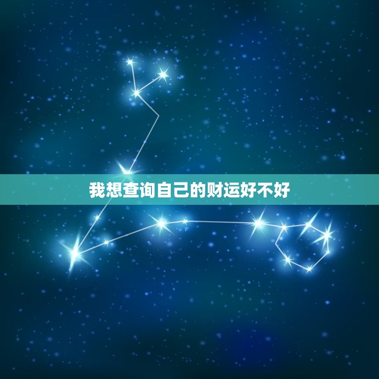 我想查询自己的财运好不好，如何查看自己财运好不好  第1张