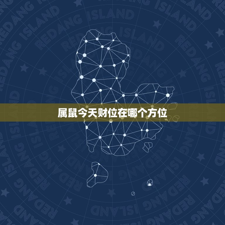属鼠今天财位在哪个方位，今天财位在哪个方位