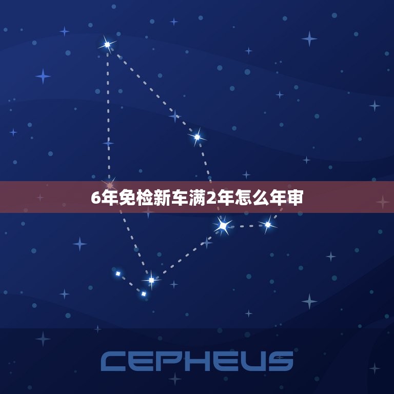 6年免检新车满2年怎么年审，6年免检新车如何年审  第1张