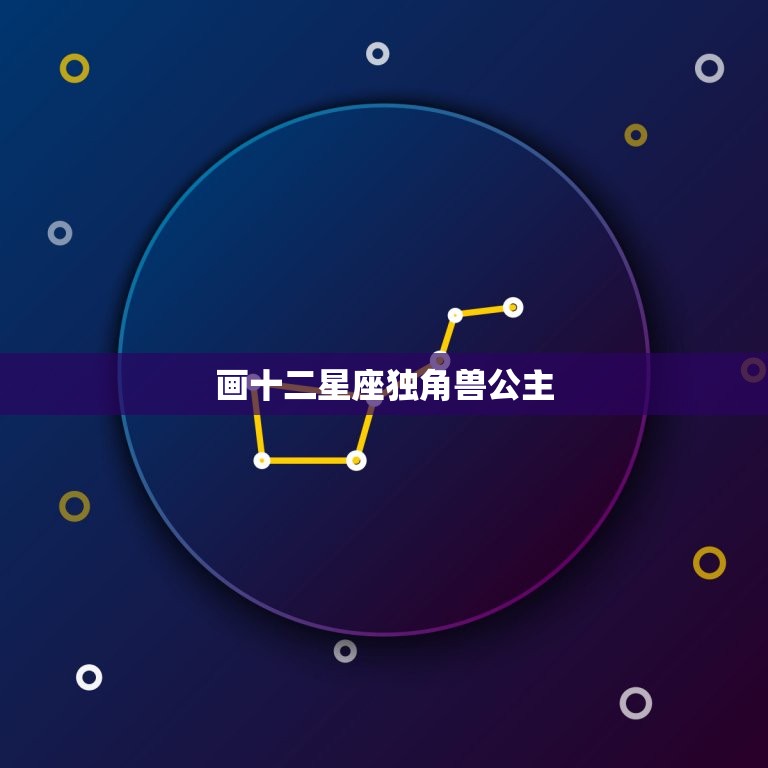画十二星座独角兽公主，12星座专属项链