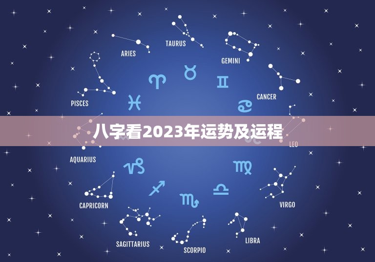 八字看2023年运势及运程，八字看2023年运势及运程详解  第1张