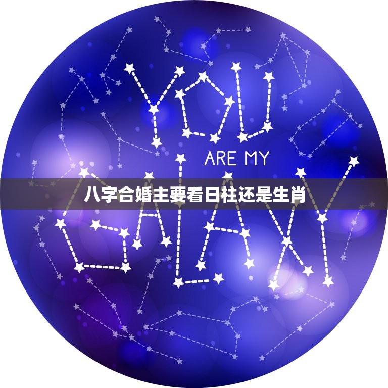 八字合婚主要看日柱还是生肖，八字合婚算结婚日子是真的吗？