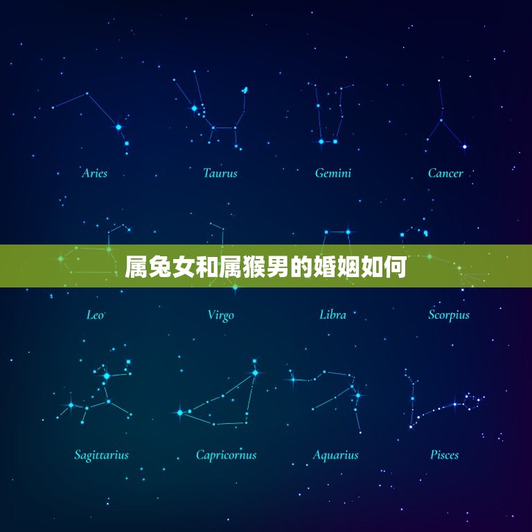 属兔女和属猴男的婚姻如何(星座配对分析)  第1张