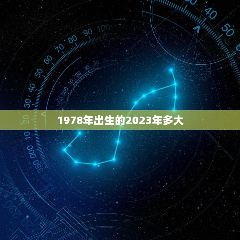 1978年出生的2023年多大(预测迎接45岁生日的你如何保持健康与活力)