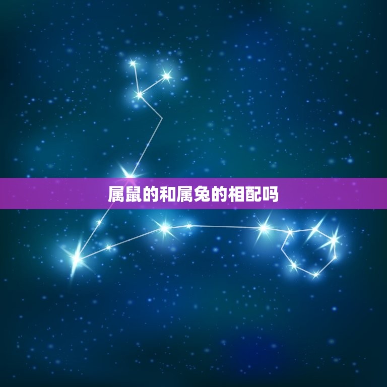 属鼠的和属兔的相配吗(星座配对大介绍)  第3张
