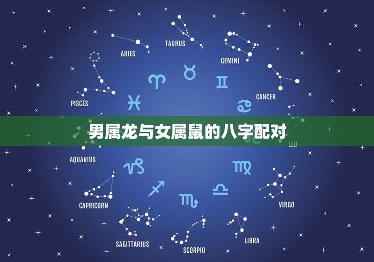 男属龙与女属鼠的姻缘(如何破解八字配对的难题)