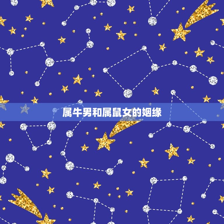 属牛男和属鼠女的姻缘(天生一对)  第3张