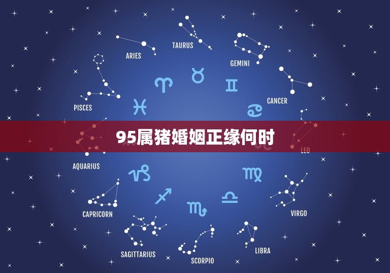 95属猪婚姻正缘何时(寻找真爱的时机)  第3张