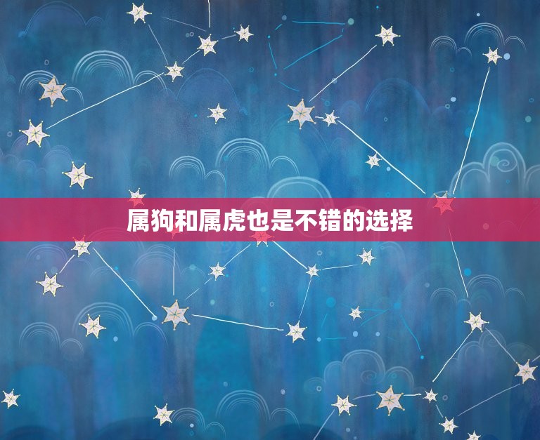 属狗和什么属相最般配(探寻十二生肖中配对)  第2张