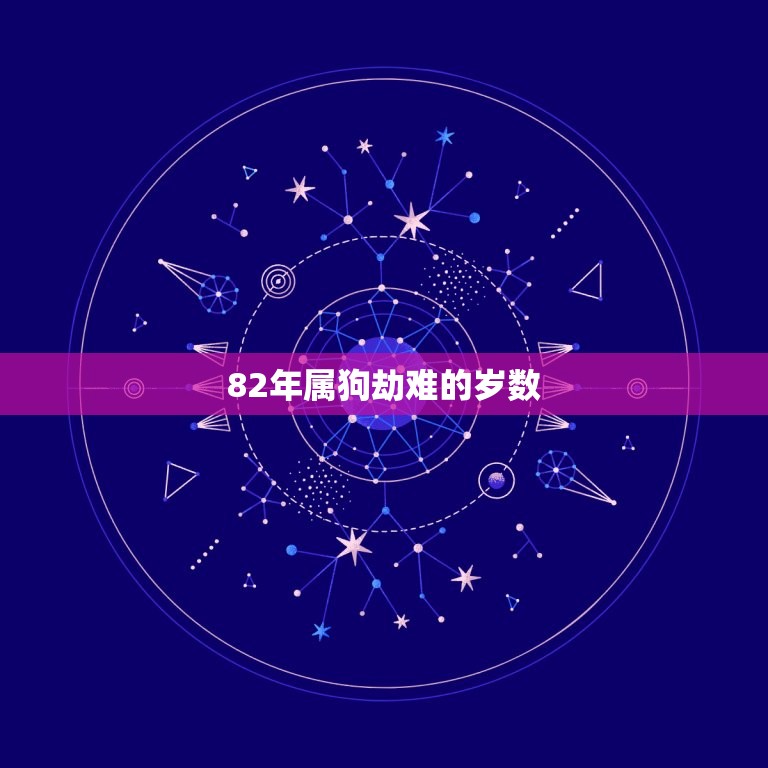 82年属狗劫难的岁数(如何化解厄运)  第3张
