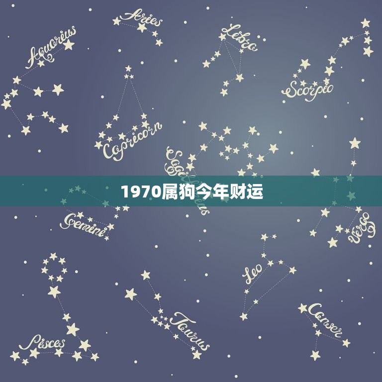 1970属狗今年财运(财运亨通财源滚滚来)  第3张