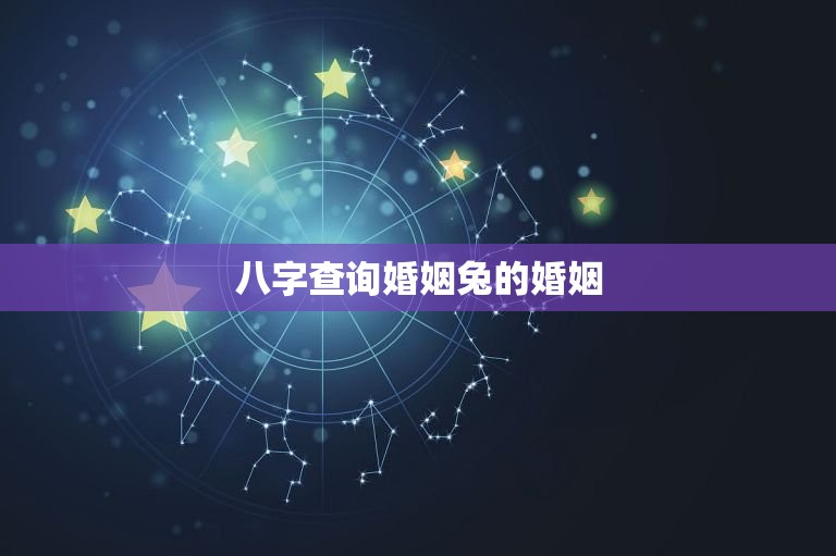 八字查询婚姻兔的婚姻(如何预测婚姻是否美满)  第3张