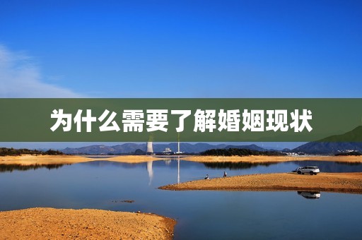 免费测婚姻看婚姻状况(了解你们的婚姻现状)  第2张