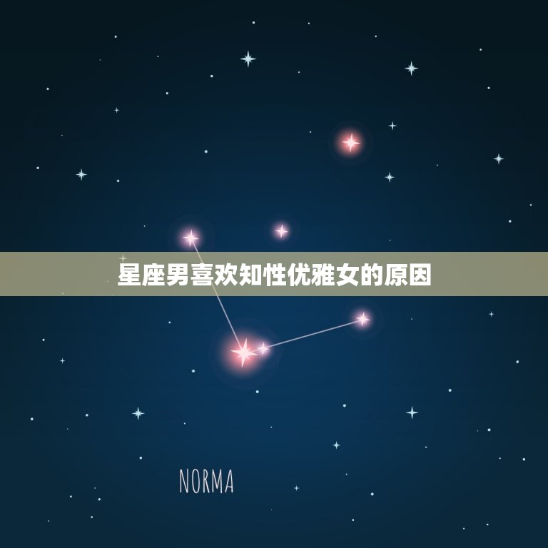 星座男喜欢知性优雅女的原因