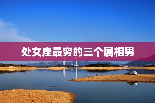 处女座最穷的三个属相男(介绍他们为何总是手头紧)  第3张