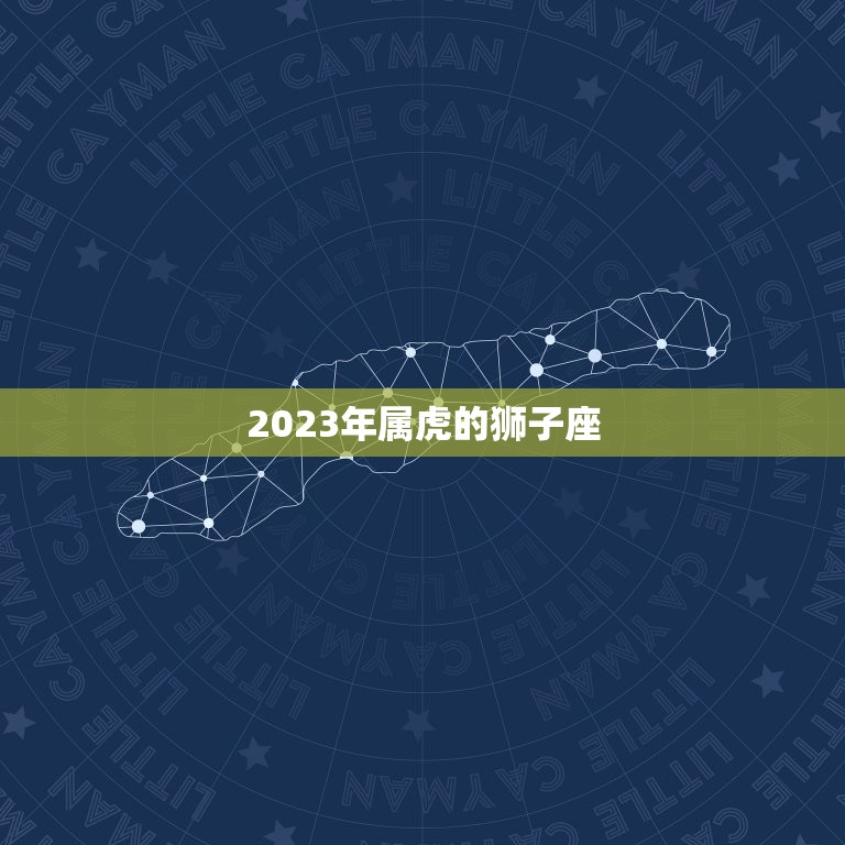 2023年属虎的狮子座(热情奔放追求自由的人生方法)  第3张