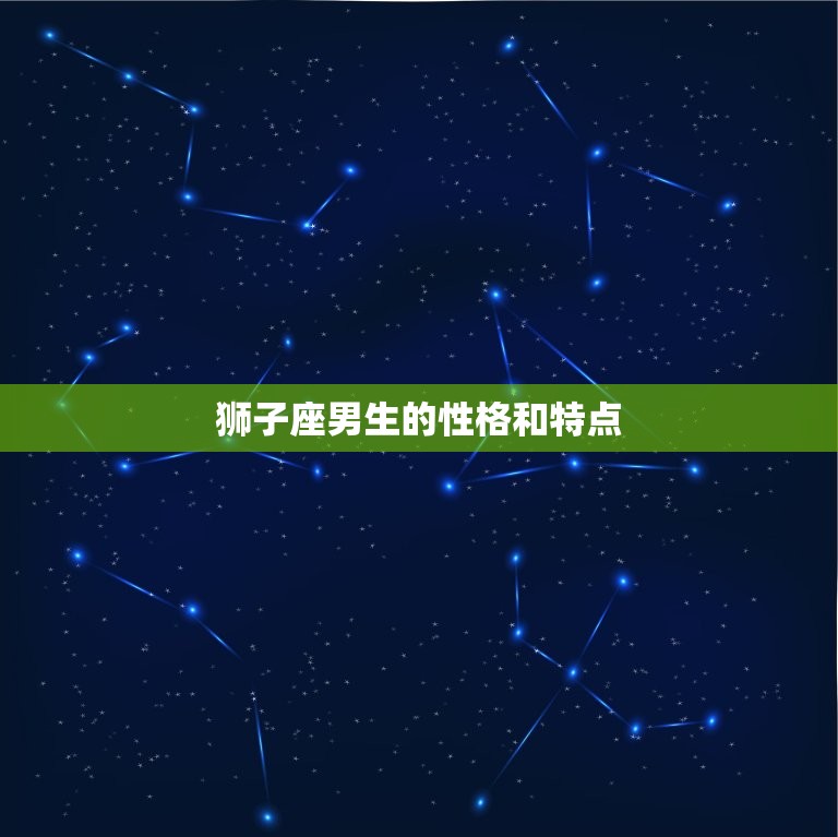 狮子座男生的性格和特点(独具魅力的气质)  第3张