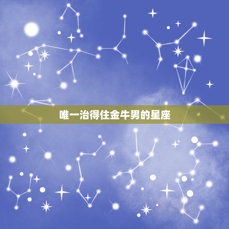 治得住金牛男的星座(介绍哪个星座最适合与金牛男相处)  第3张