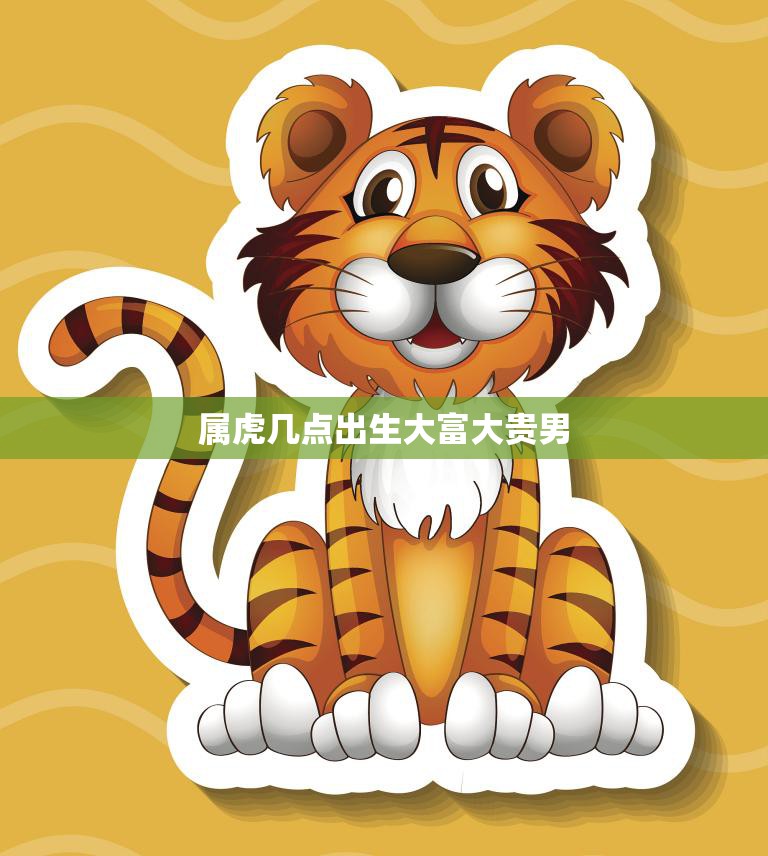 属虎几点出生大富大贵男(如何抓住机遇成为成功人士)  第3张