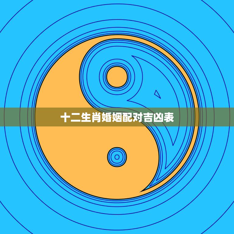 十二生肖婚姻配对吉凶表(如何选择最佳配偶)  第3张